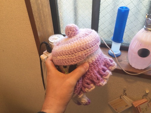 トイレの物をどかす