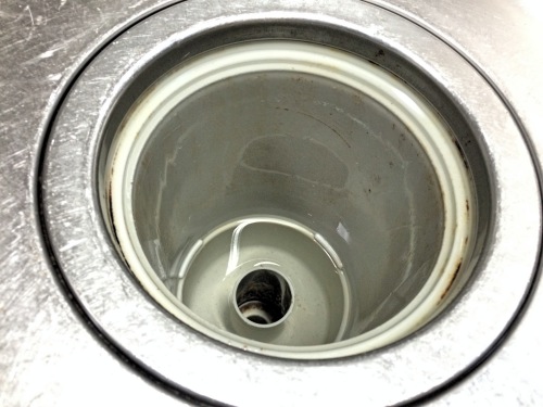 排水口を掃除した後の様子