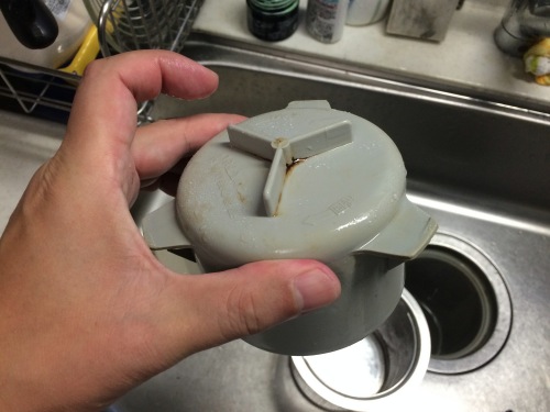 綺麗になった排水口の底