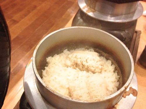 箱根小涌谷温泉 水の音 ハモの釜飯