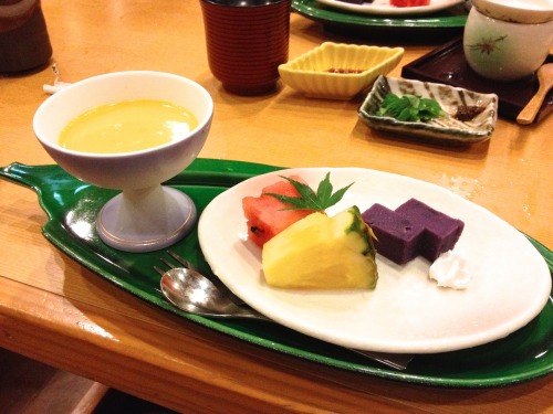 箱根小涌谷温泉 水の音 デザートも充実