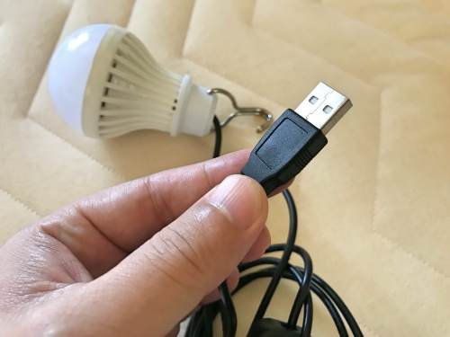 USBのLED電球
