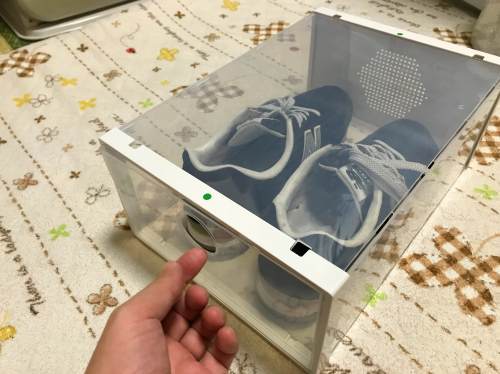 実際にケースに靴を入れたところ