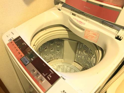 洗濯機のフタは開けておく