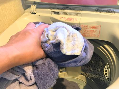 洗濯物は即日洗う